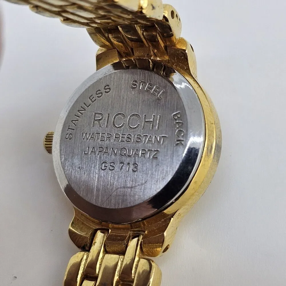 22MM Women's Watch White Dial Two Tone Bracelet‎ Band 6.5